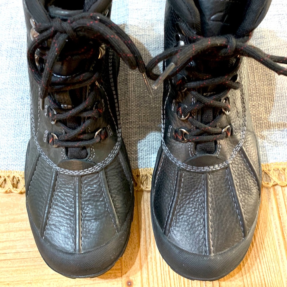 Clarks Waterproof Leather Duck Boots